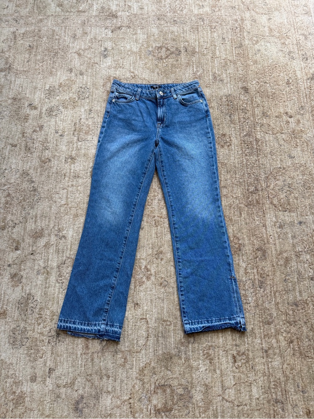 Forever 21 Medium Blue Straight-Leg Kids Jeans